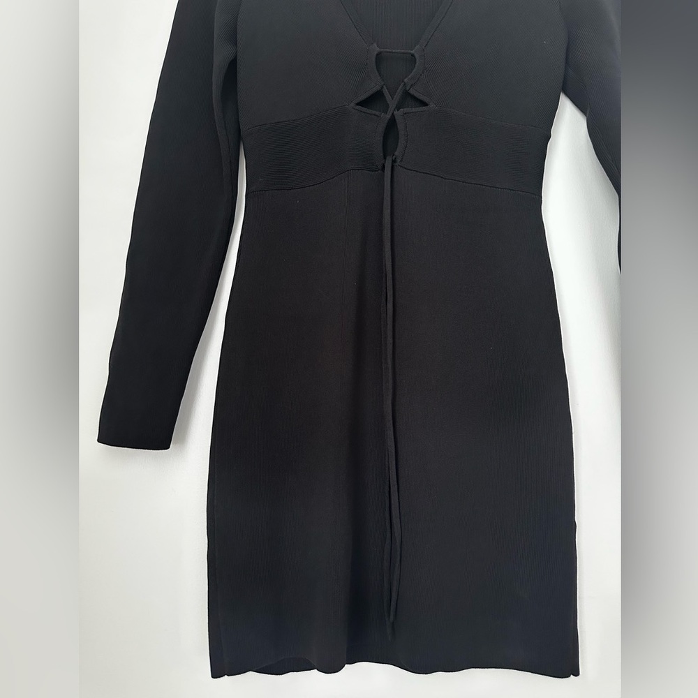 Significant Other Monica Knit Mini Dress in Black - Picture 5 of 7